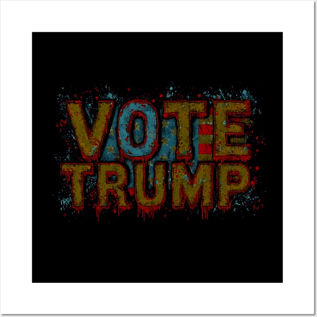 Vote Trump Wall Art by SzlagRPG